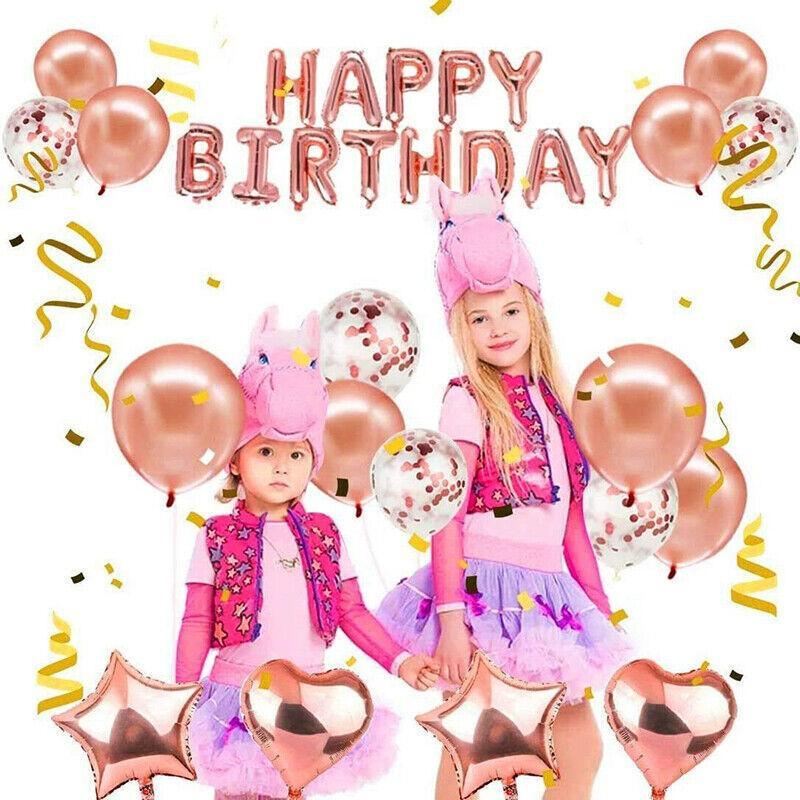 Birthday Balloons Party Decorations Sequin 1Set