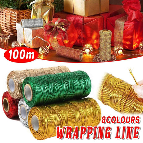 16Strand Tag Ribbons Wedding Craft Cord 100m
