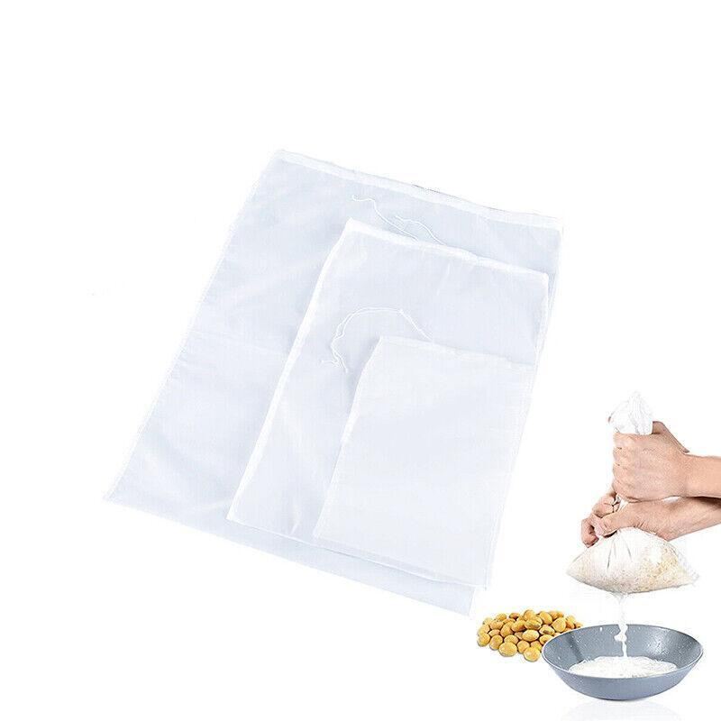 Reusable Nylon Fine Mesh Food Strainer Filter Bag 5-10PCS