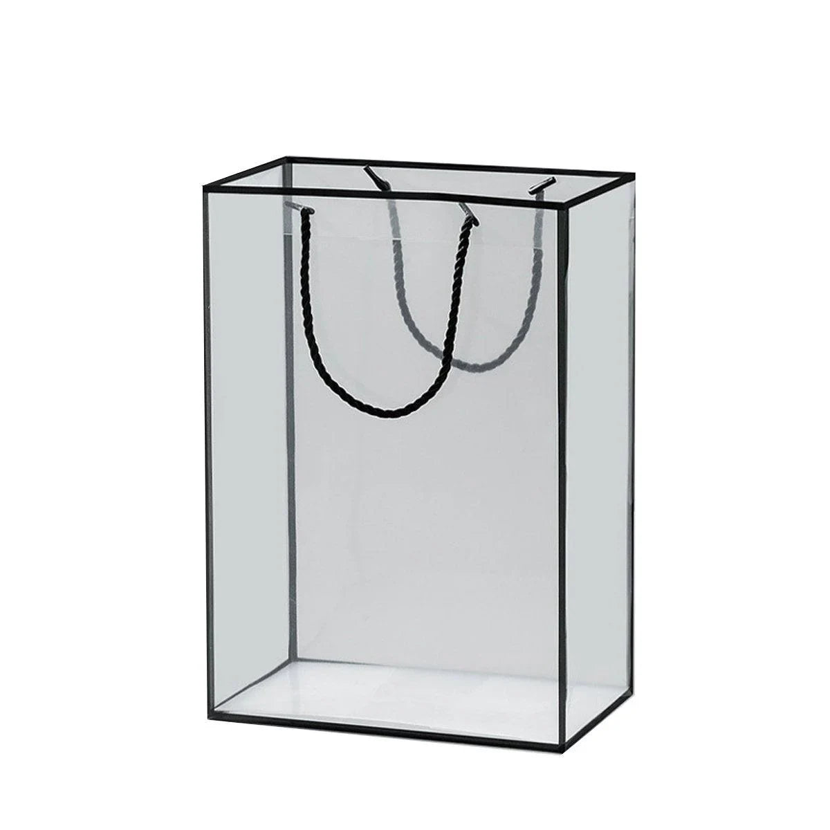 Premium PVC Clear Tote Bags Gift Packaging 10PCS
