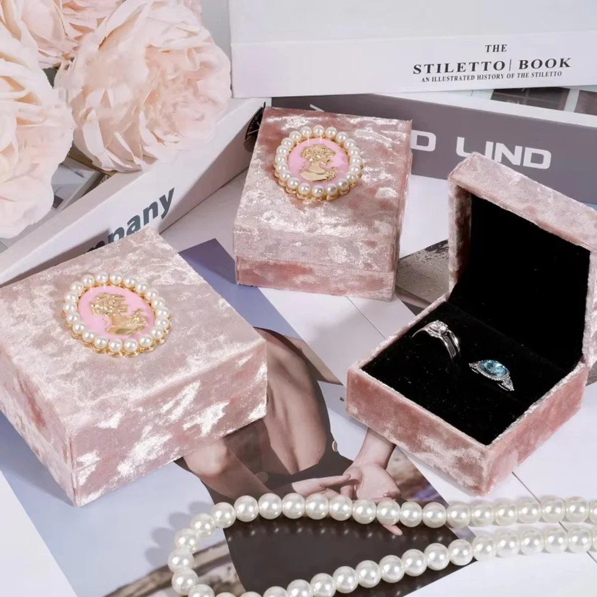 5PCS  Jewelry Box Gift Packing Wedding Box