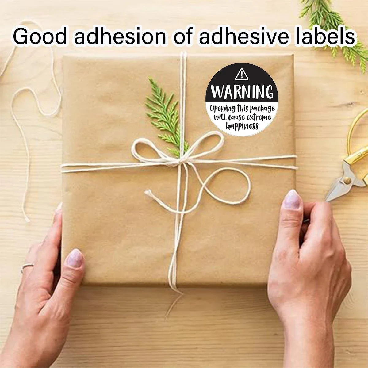 Warning Sticker Safety Stickers 8 Pattern 500PCS