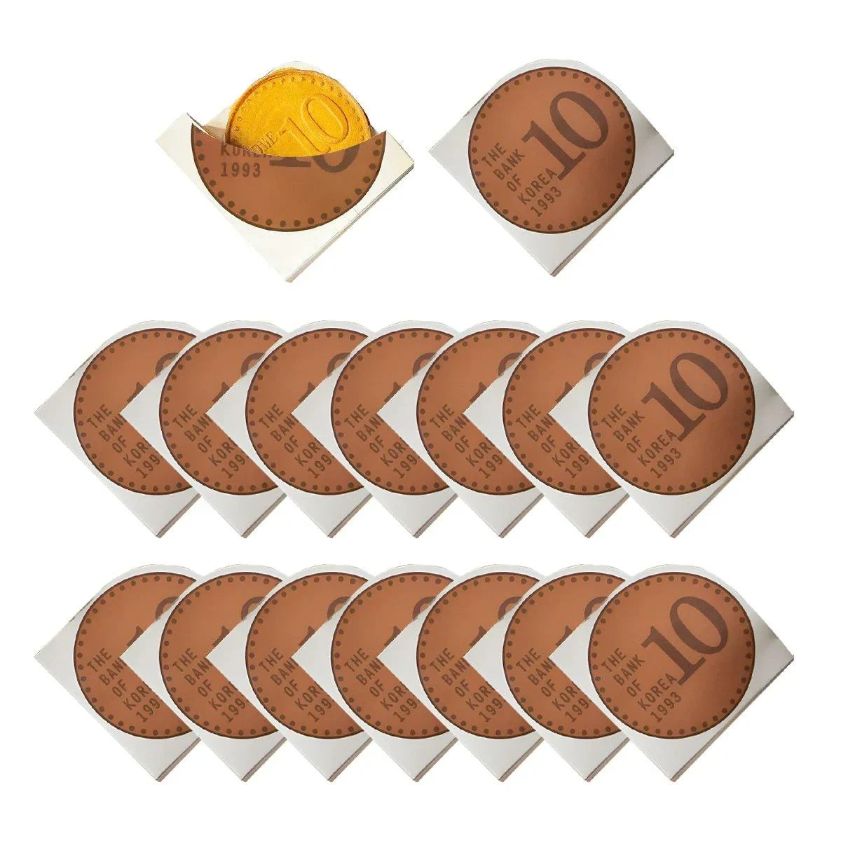 Paper Food Packaging Boxes Round 100PCS