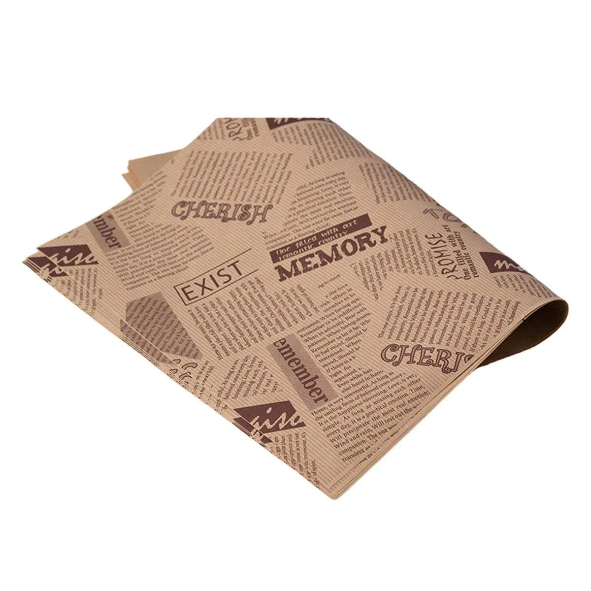 Grease-Proof Coated Sandwich Wrapping Papers 100PCS