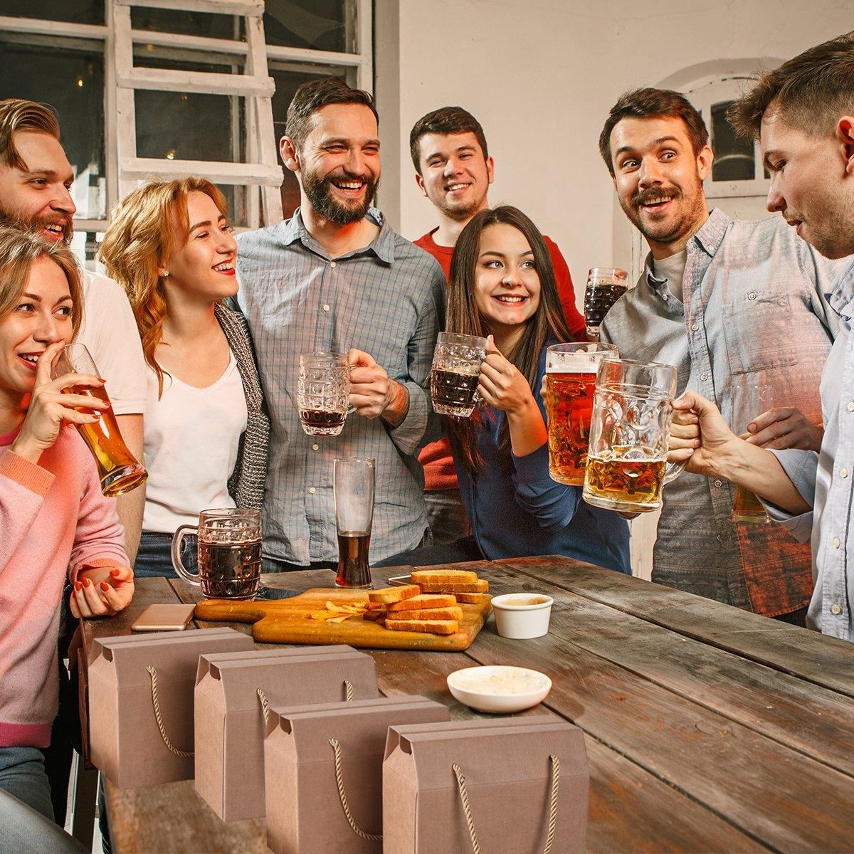 20PCS Kraft Paper Cookie Boxes Bakery Packaging Brown Biscuit Gift Treat Boxes