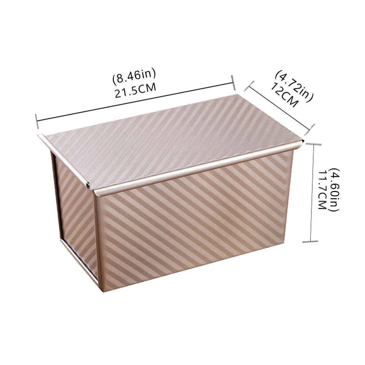 Golden Toast Bread Box 1PC