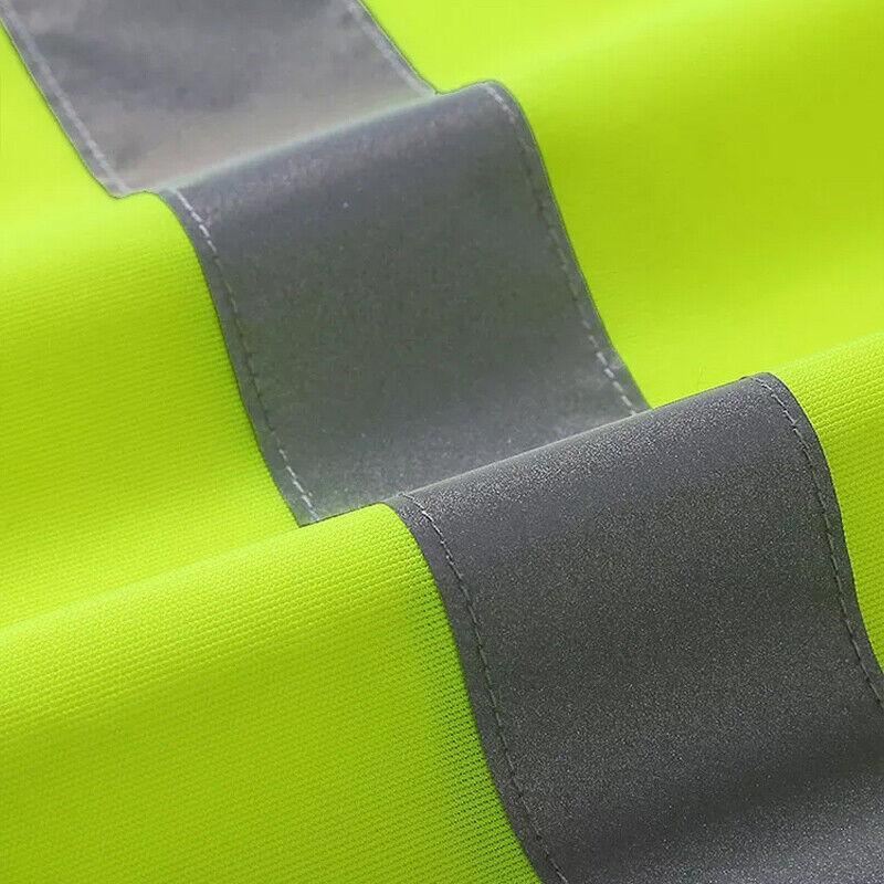 Safety Vest Reflective Tape Yellow Orange Day Workware Night High Visibility 1 Vest