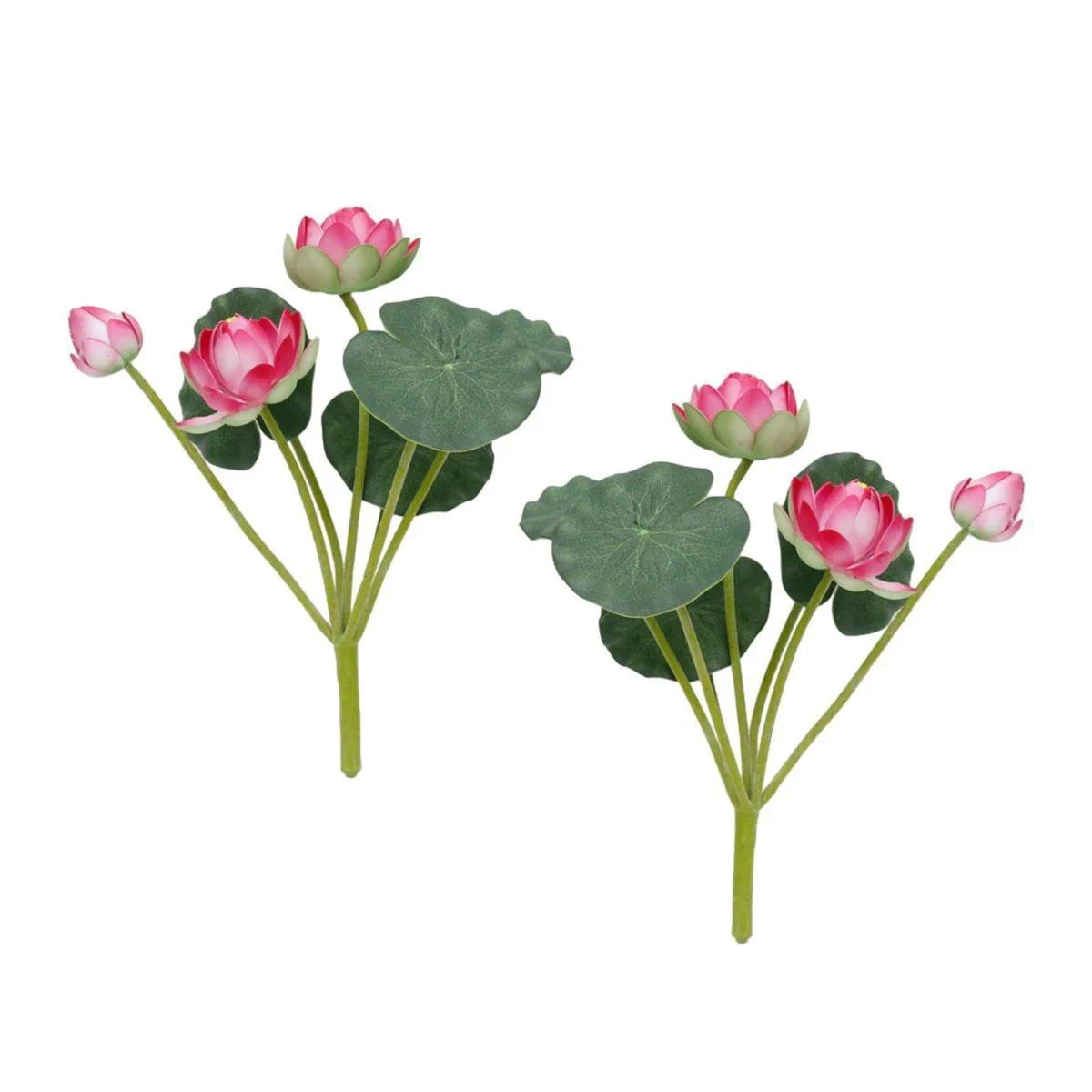 Simulation Lotus Artificial Flowers 2PCS