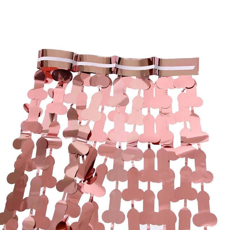 Willy Tinsel Curtain Metalic BackDrop 1PCS