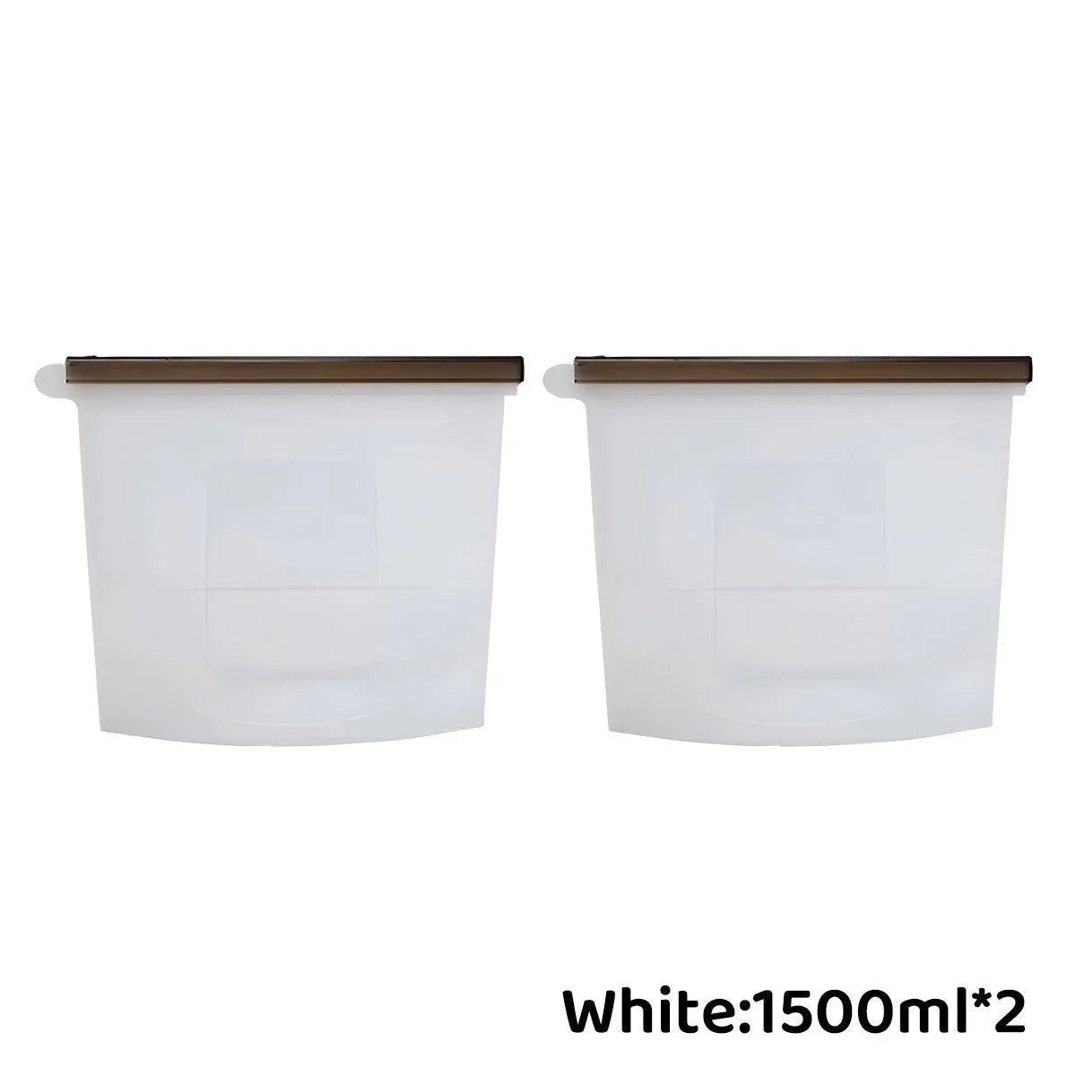 Reusable Silicone Food Storage Bags 500ml-1000ml