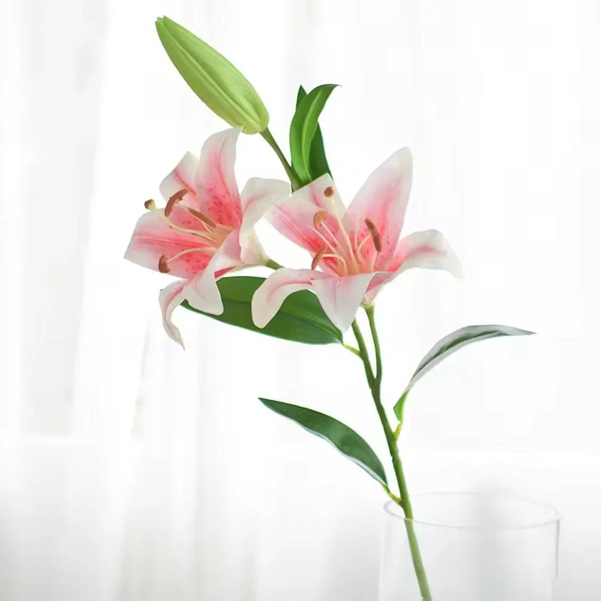 2PCS Artificial Flowers Lily
