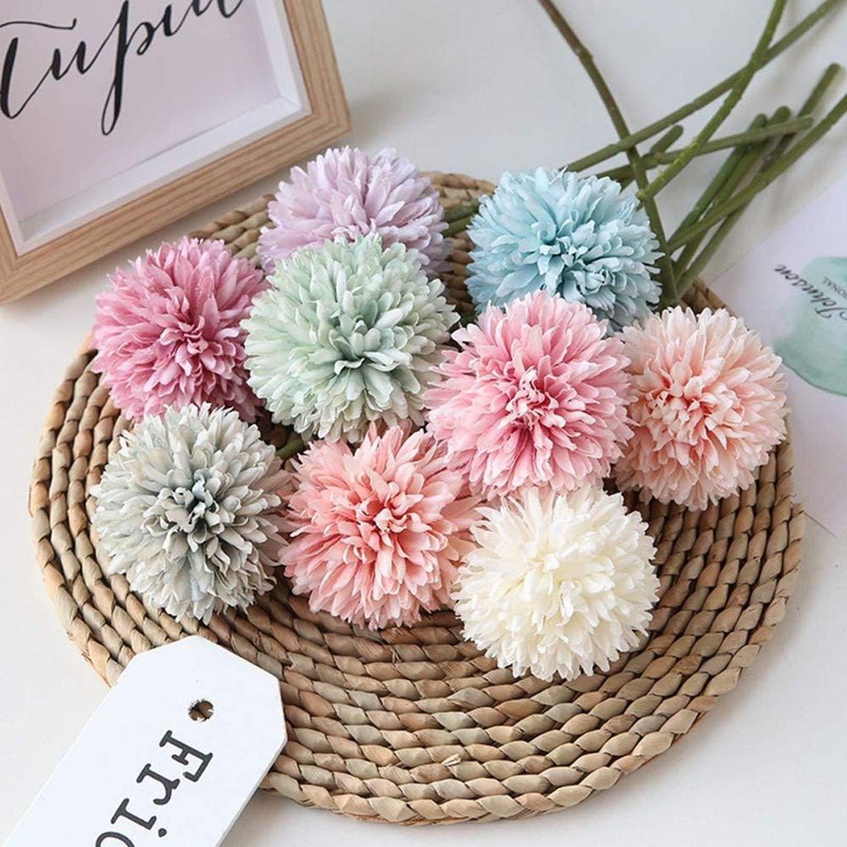 10PCS Artificial Flowers Dandelion