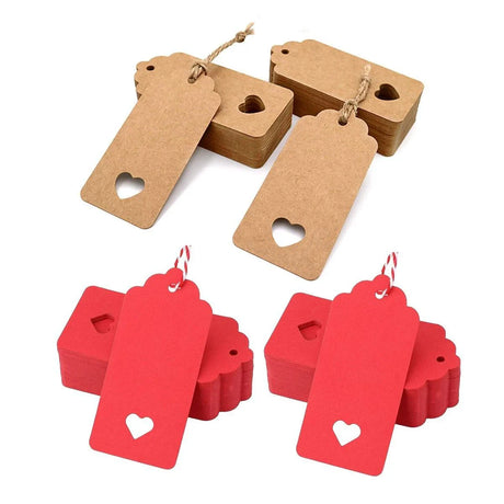 Add a personal and heartfelt touch to your gifts and decorations with these charming Valentine's Day love tags.