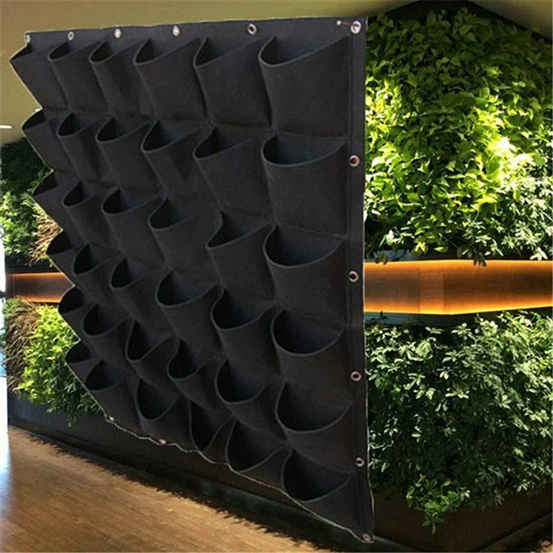 36 Pocket Planter Planting Hanging Bag 1PC