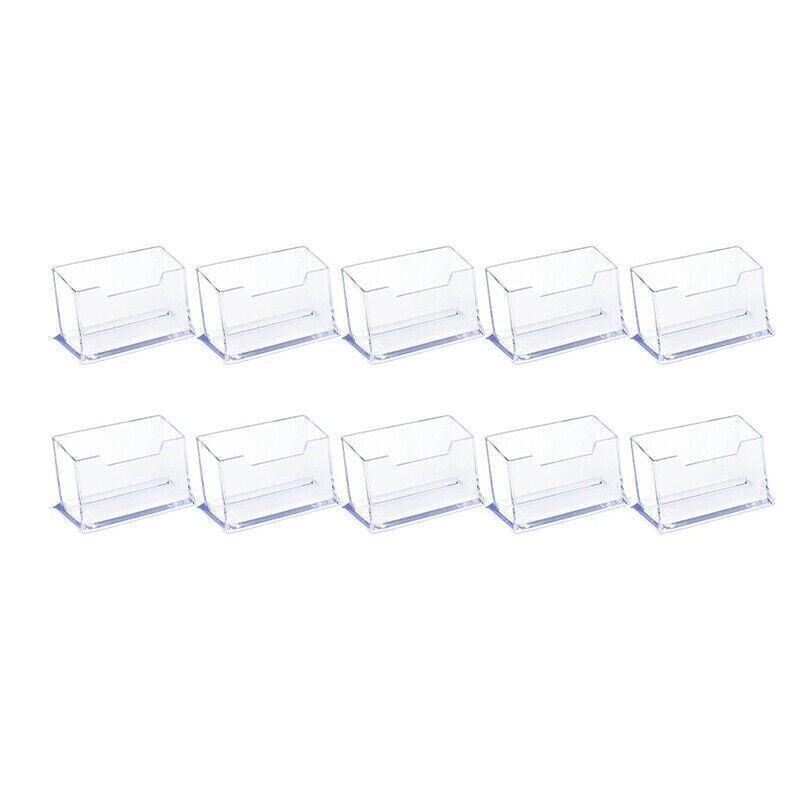 Clear Desktop Business Card Holder 10PCS