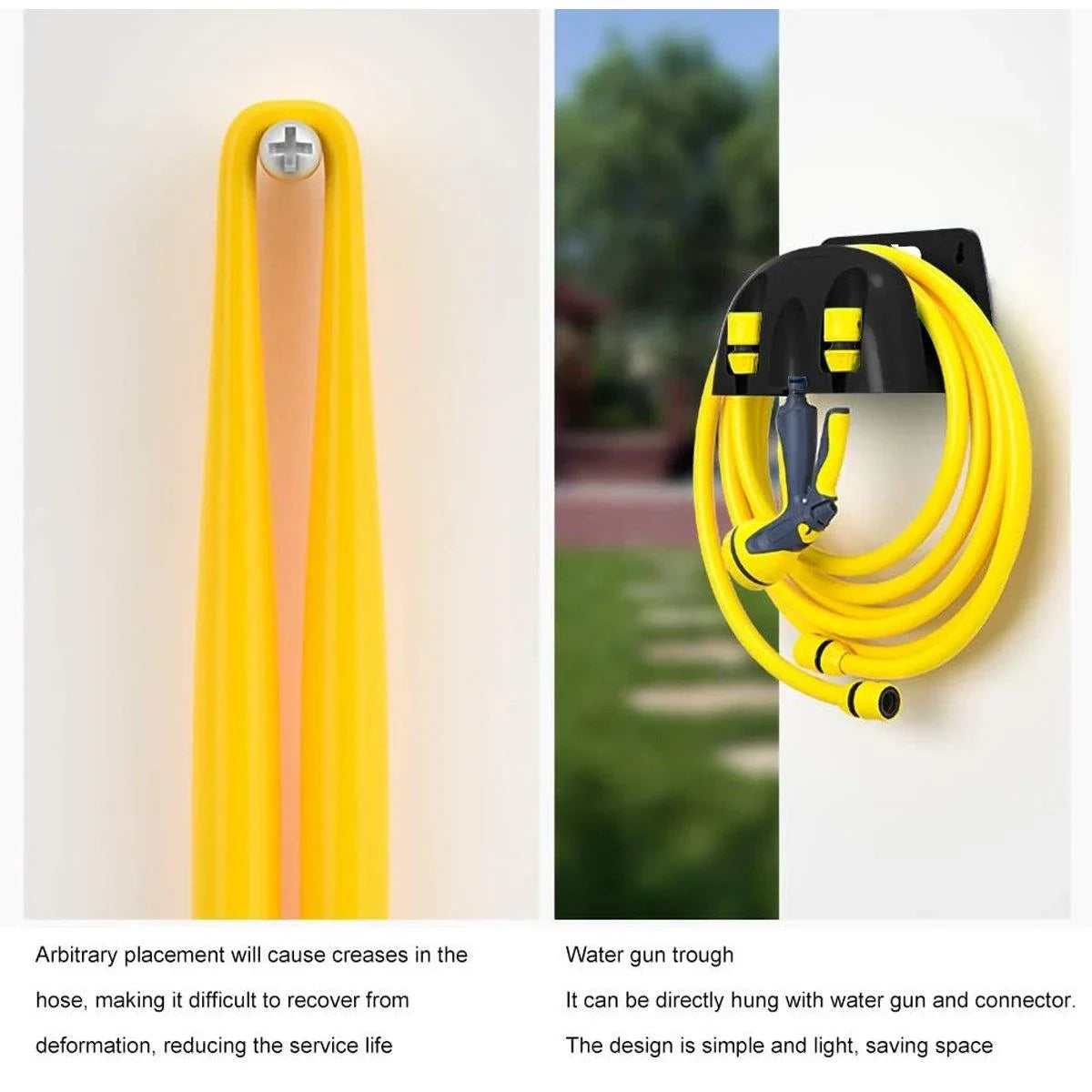 Wall Mounted Rack Garden Hose Rack 3PCS