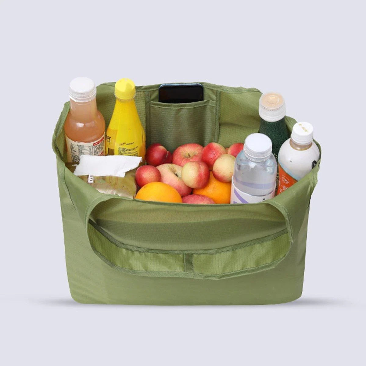 Waterproof Foldable Fabric Reusable Grocery Bags 1PC