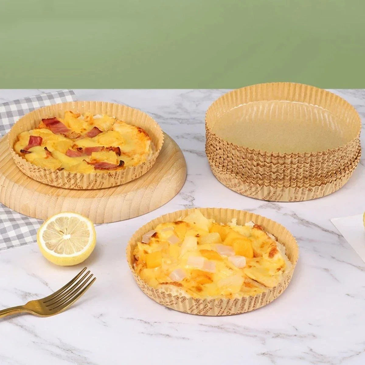 Oil-proof Baking Paper Tray 100PCS