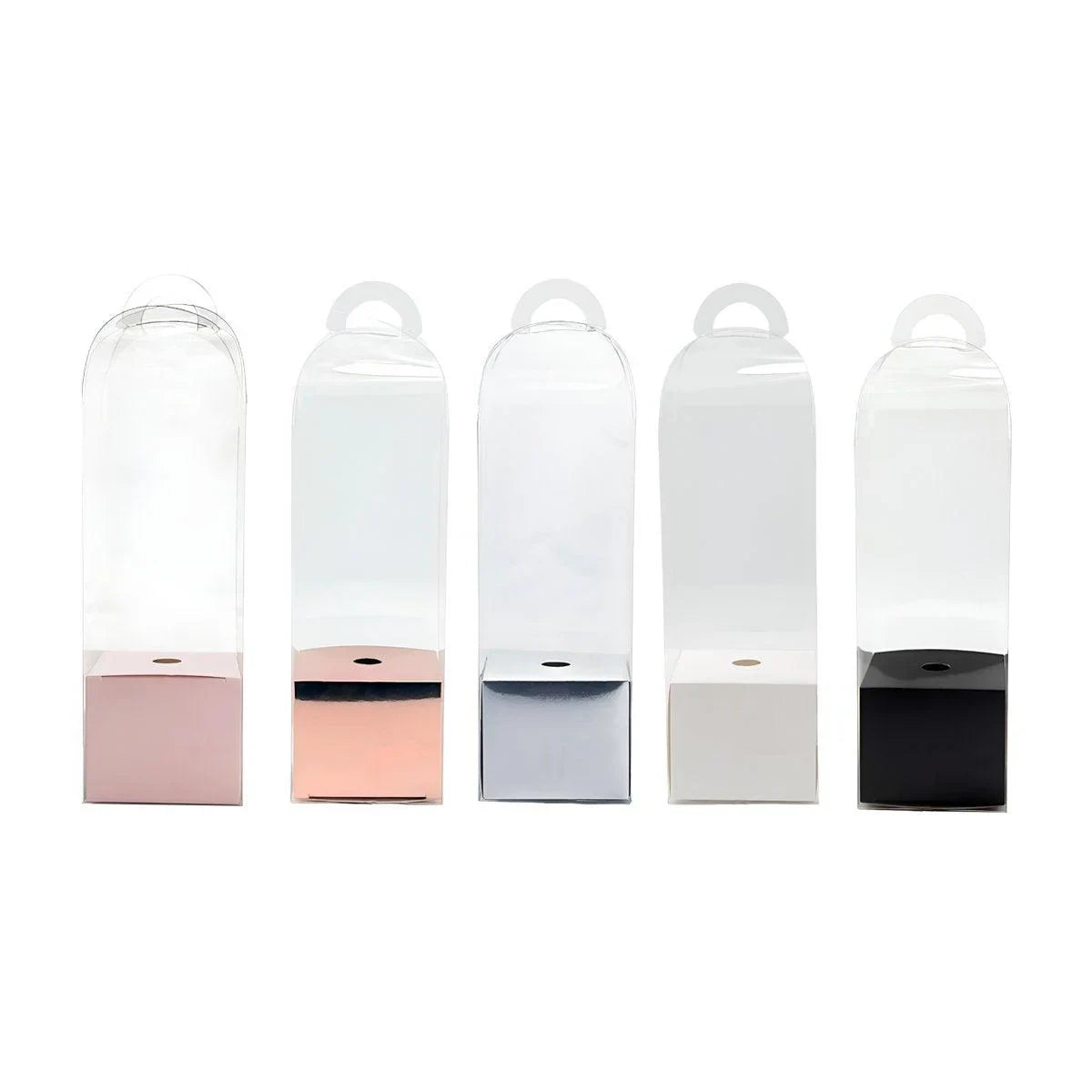 Clear PVC Flower Boxes Gift Packaging 10PCS
