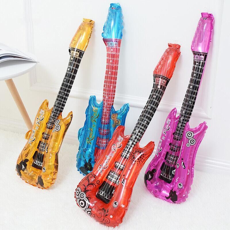 Guitar Fill Air Balloon Decoration 4Colours 1PC
