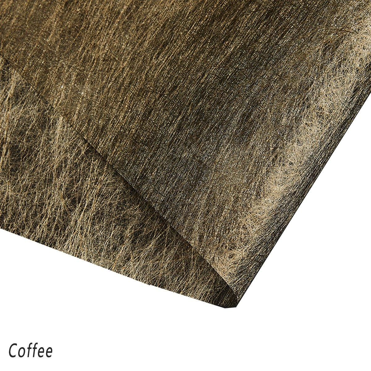 A selection of fabric sheets in various colors, including pink, white, brown, and blue.
