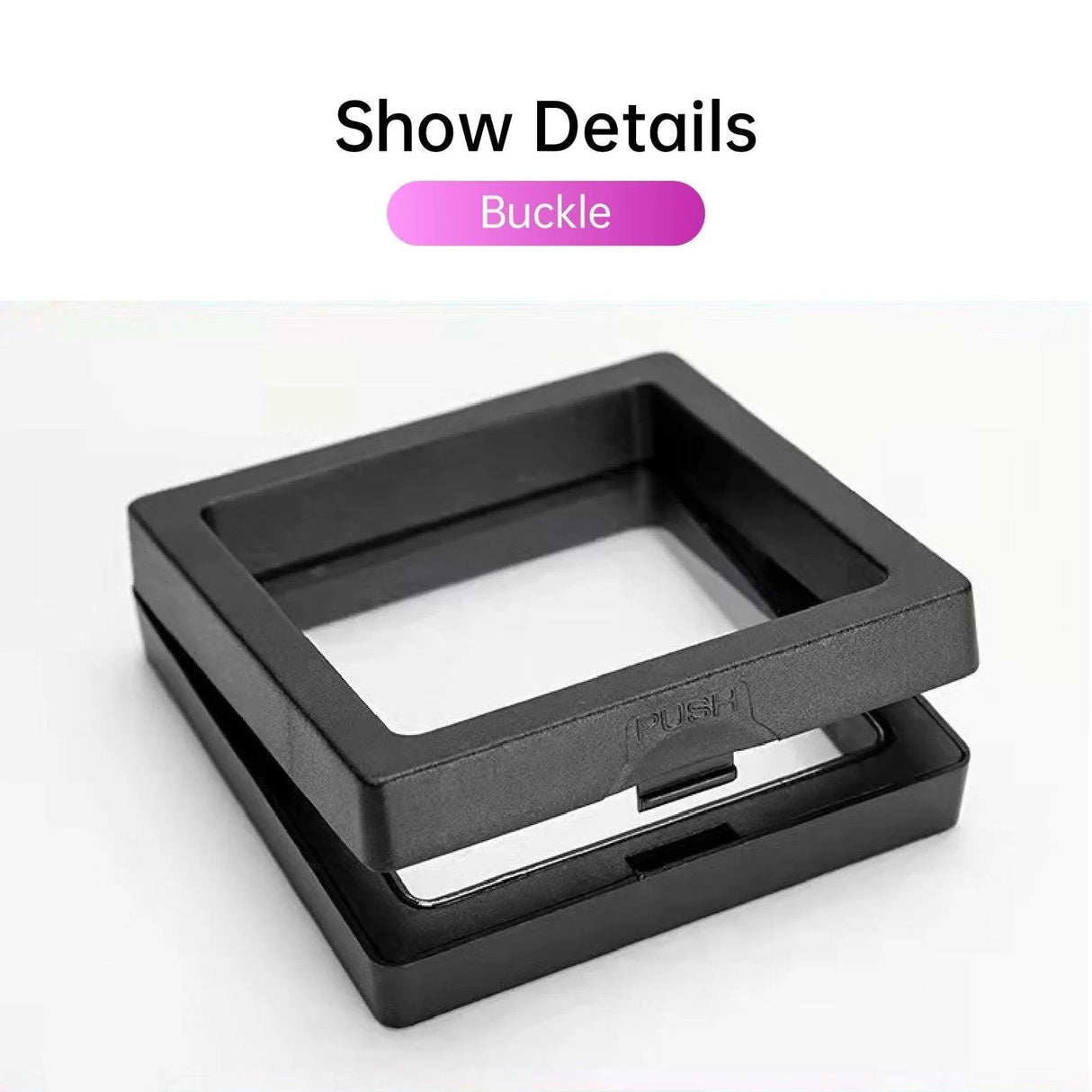 Display Box Plastic Jewelry Storage 10pcs