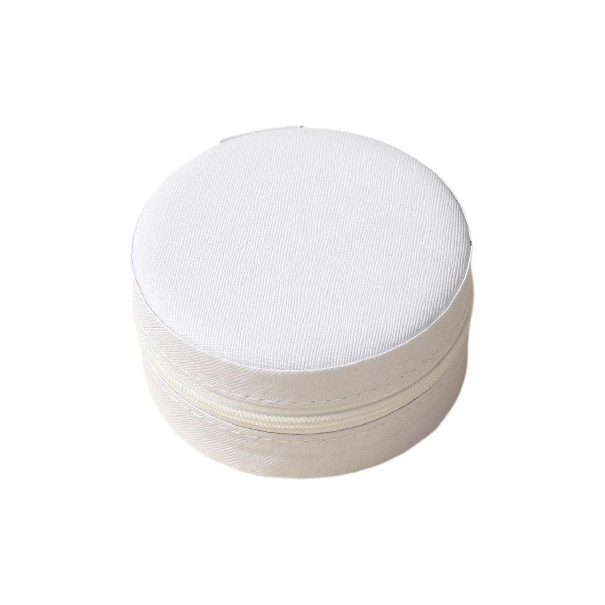 PU Leather Round Jewelry Boxes 1PC