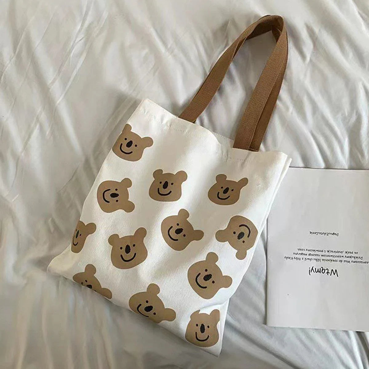 High-Quality Canvas Shoulder Bags 1PC