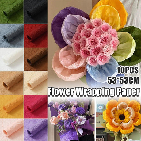 Add a touch of elegance to your flower bouquets with these vibrant and durable pleated Chennai papers.