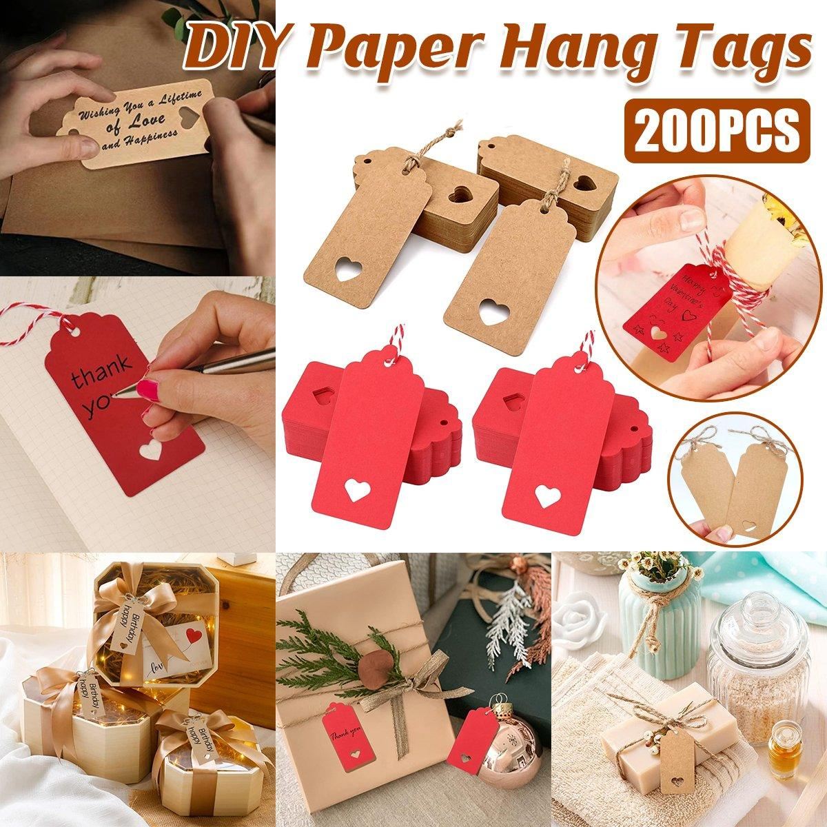 Add a personal and heartfelt touch to your gifts and decorations with these charming Valentine's Day love tags.