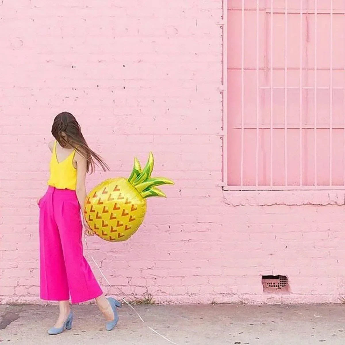 5PCS Pineapple Foil Balloon Party Decoration