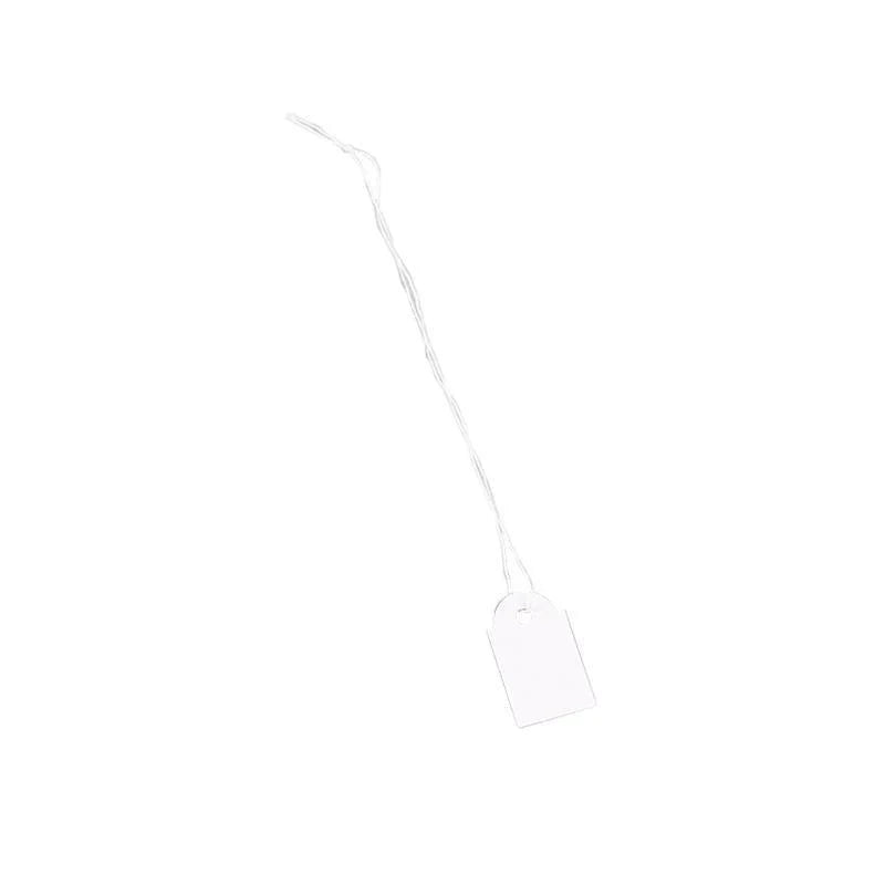 White Strung Tags 500PCS