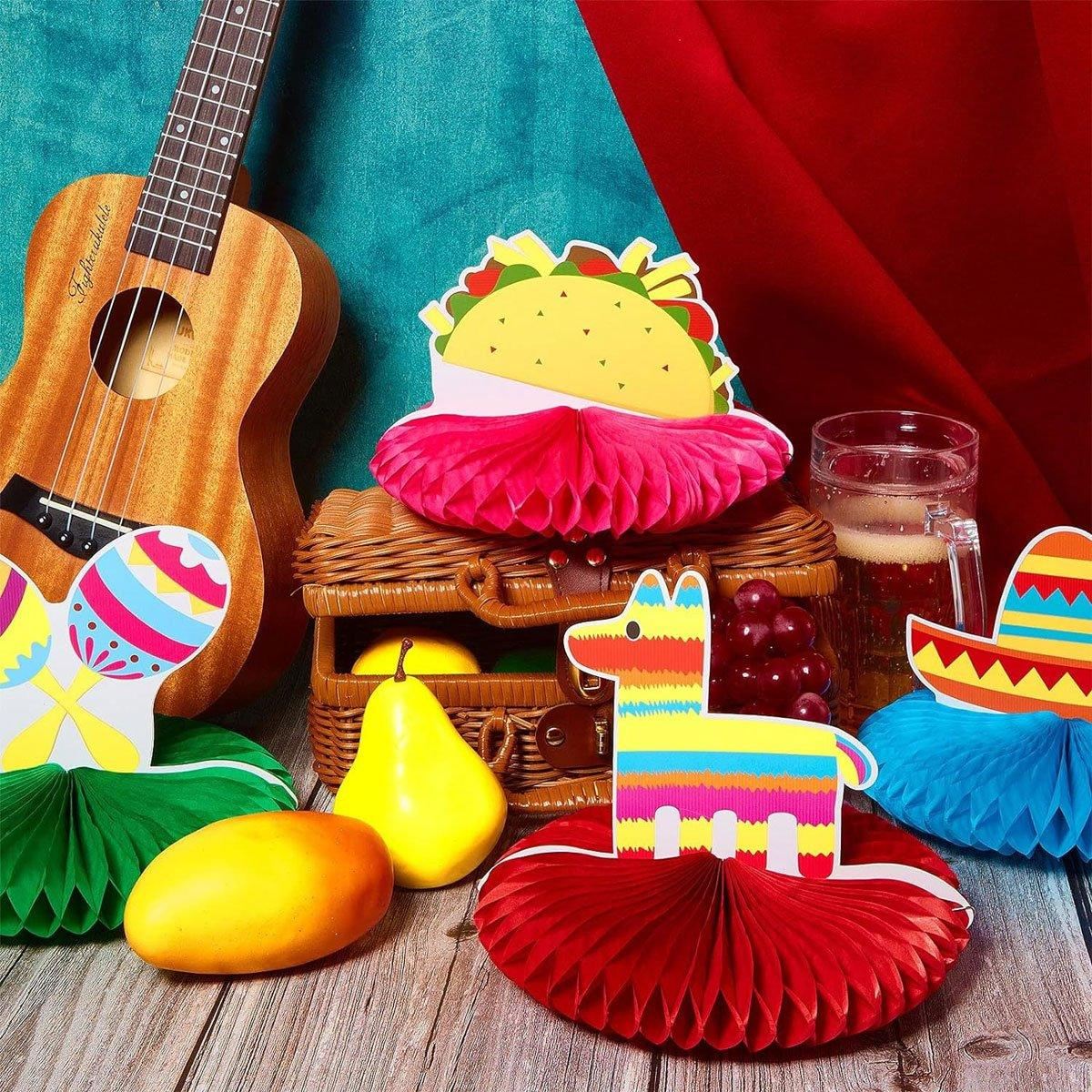 3 Set Honeycomb Tissue Paper Ball Bottom Party Decoration