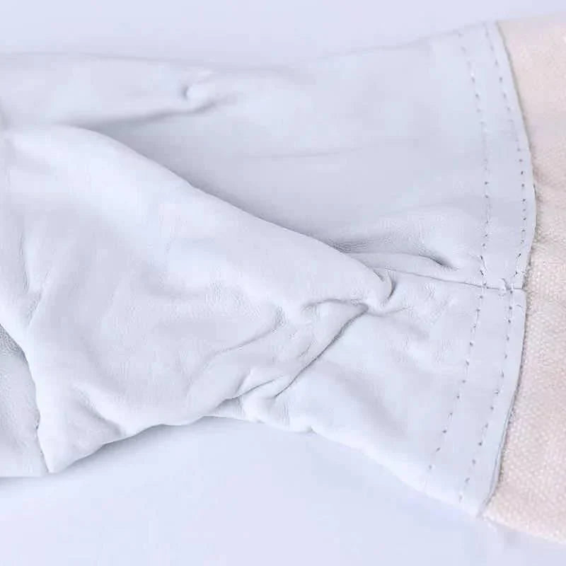 Goatskin Protective Bee Keeping Vented Long Sleeve Beekeeping Gloves 1 Pair