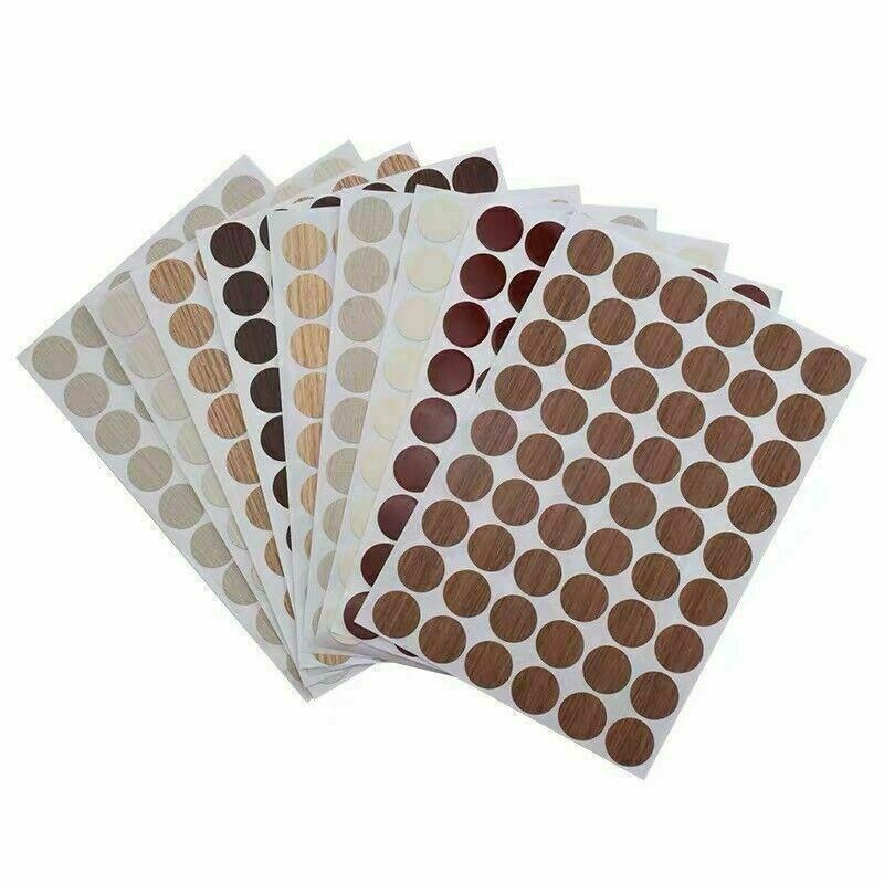 Self Adhesive Decorative Screw Cap Covers 1Sheets