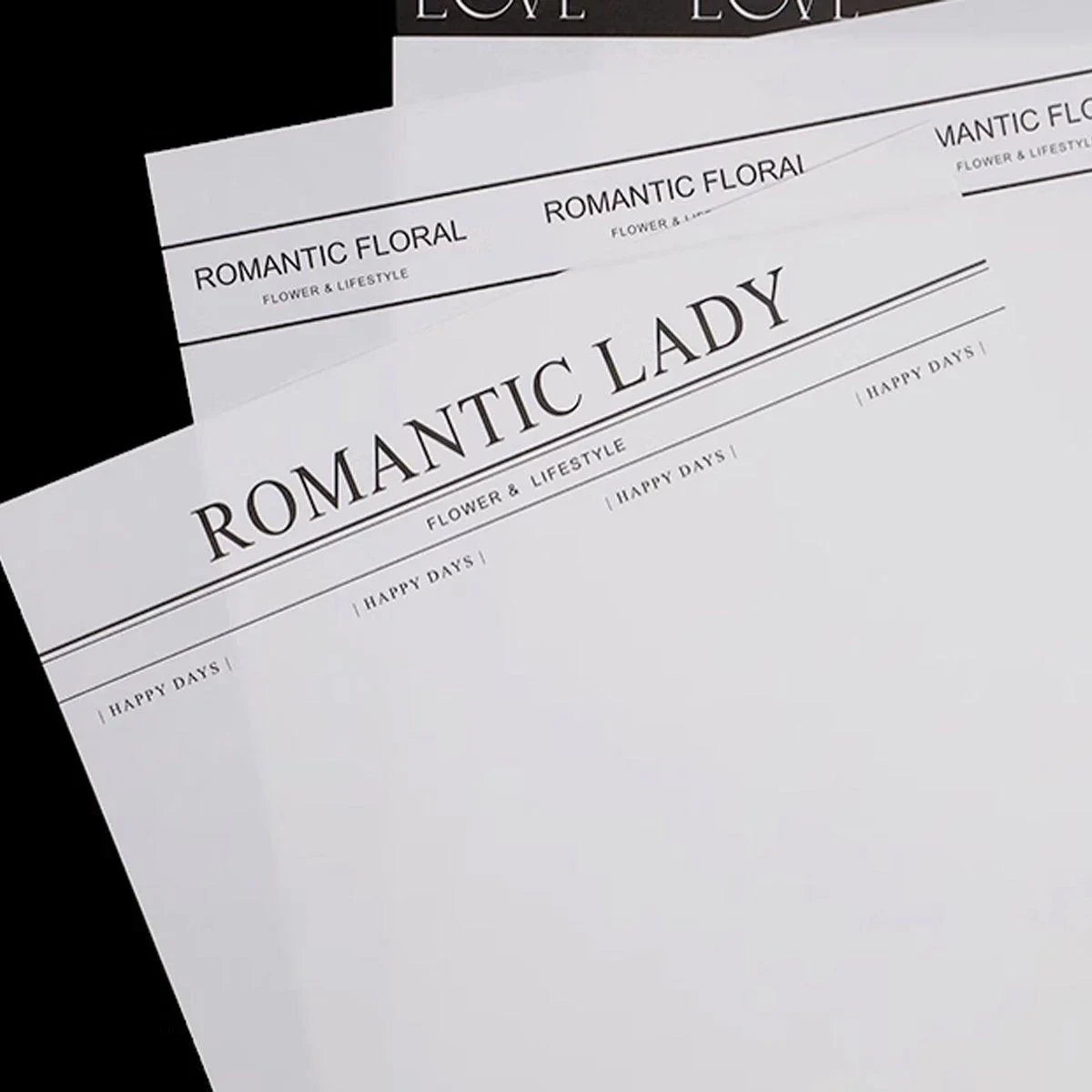 Wrapping Paper Floral Packaging 100 PCS