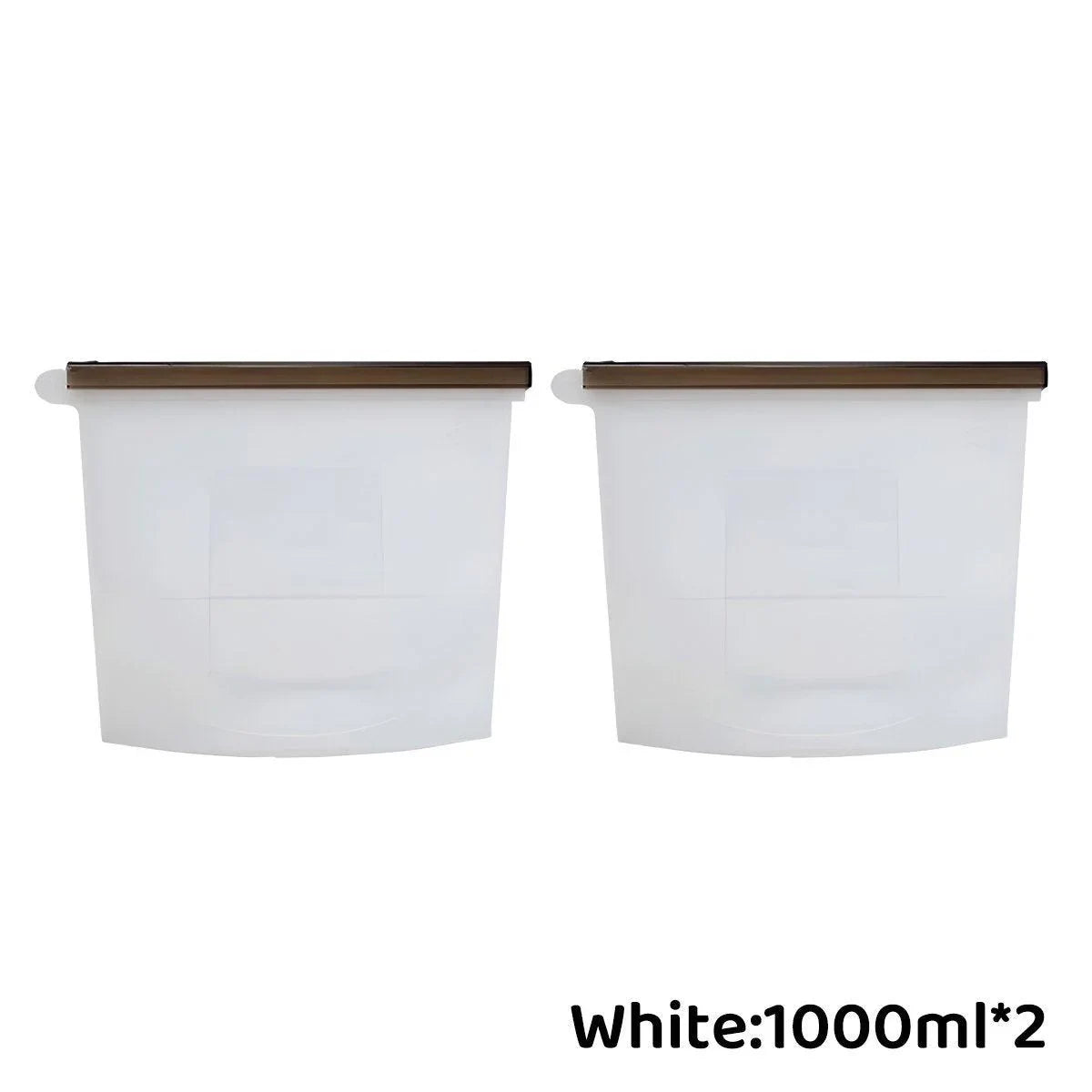 Reusable Silicone Food Storage Bags 500ml-1000ml