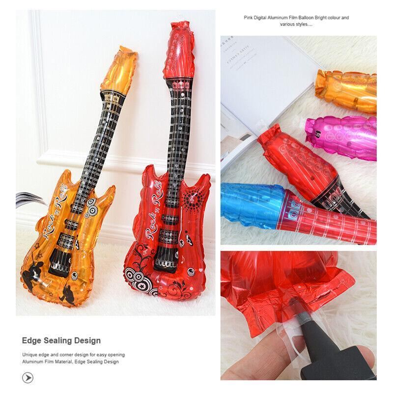 Guitar Fill Air Balloon Decoration 4Colours 1PC