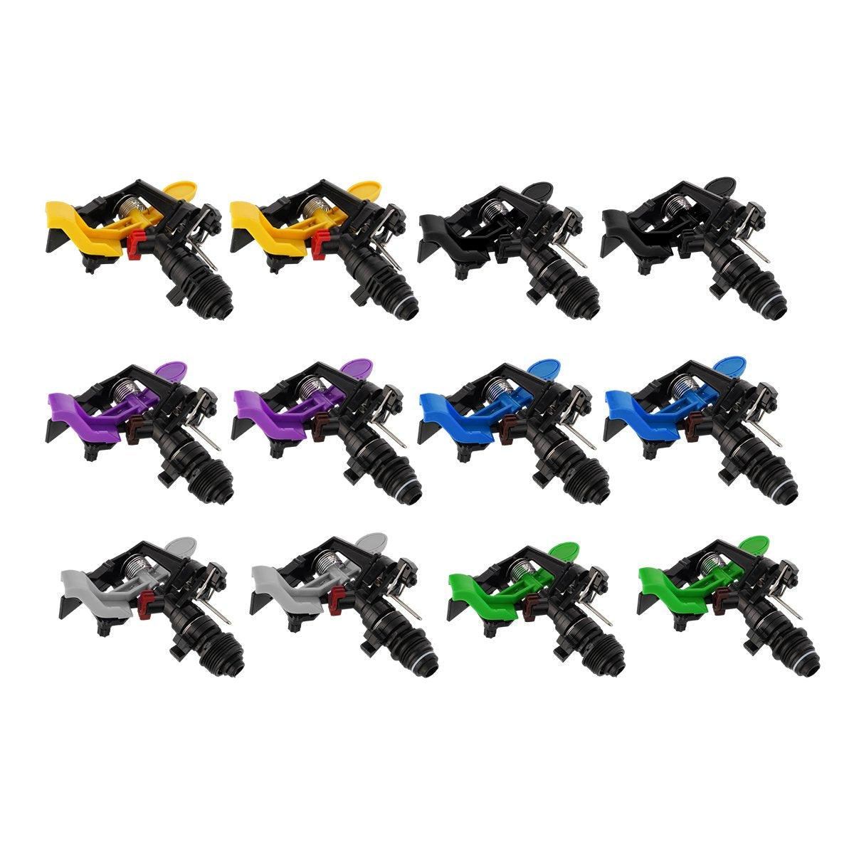 Agricultural Irrigation Lawn Rotating Sprinkler Heads 6Colours 1PCS