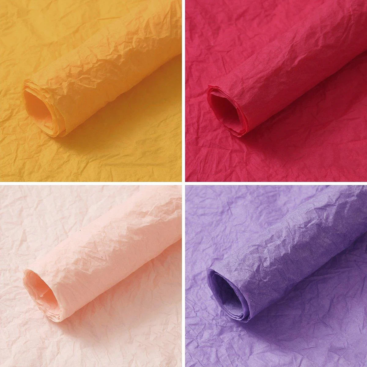 Add a touch of elegance to your flower bouquets with these vibrant and durable pleated Chennai papers.
