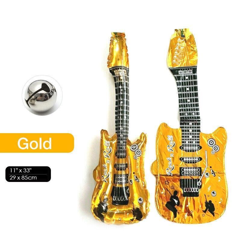 Guitar Fill Air Balloon Decoration 4Colours 1PC