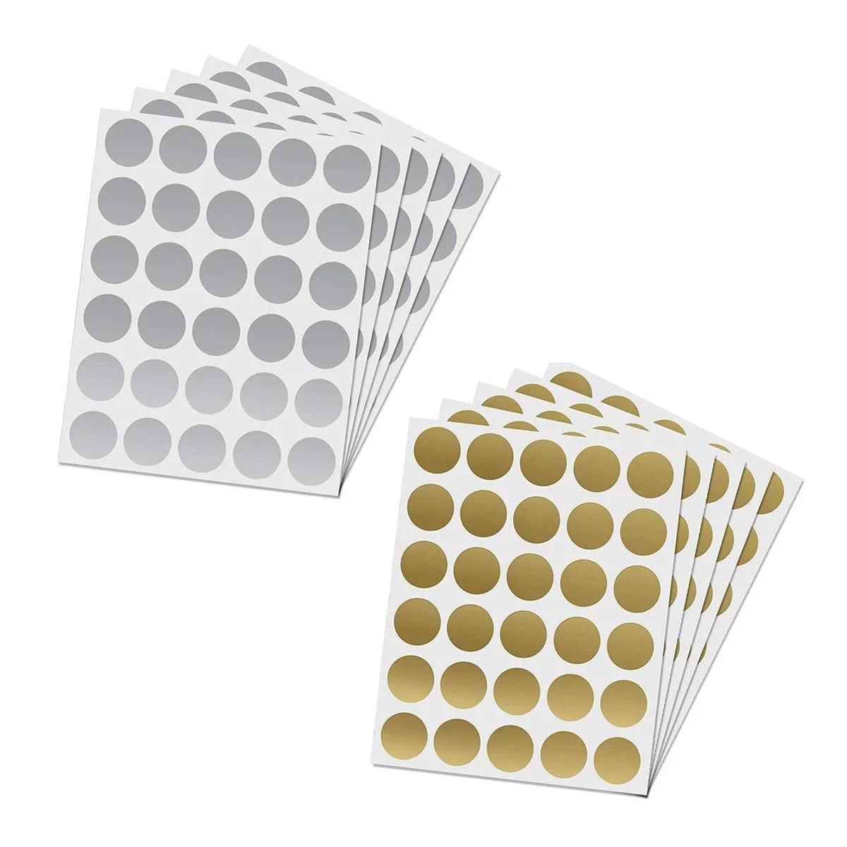 20 Sheets Round DIY Sticker Labels