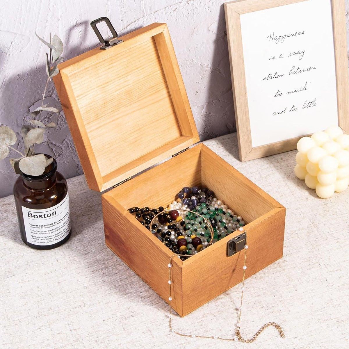 Pine Wooden Gift Box 1PC