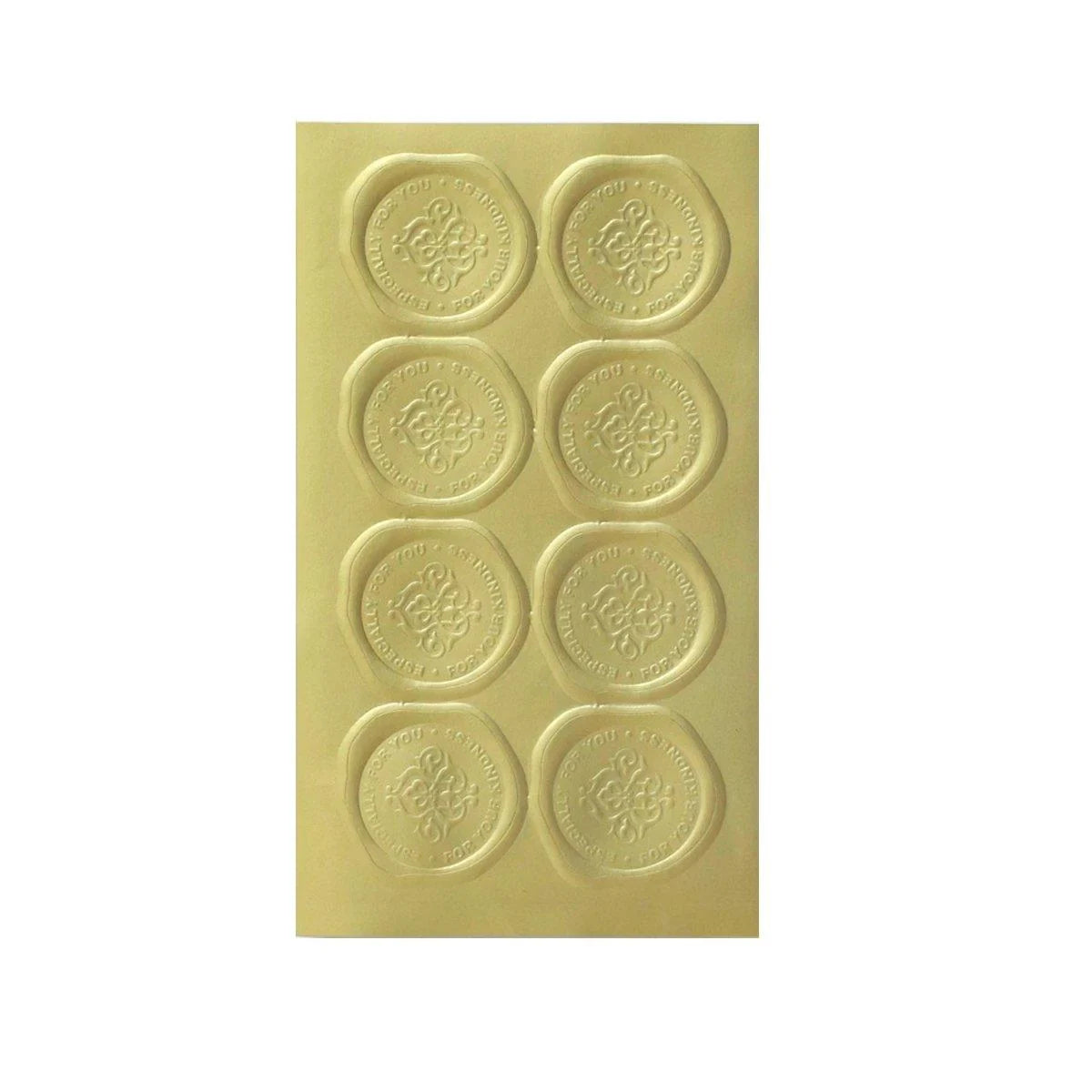Self-Adhesive Golden Stickers for Packaging 400PCS