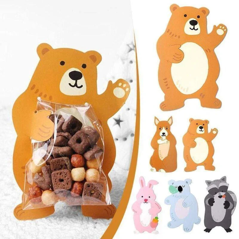 Eco-Friendly Paper Treat Pouches 100PCS