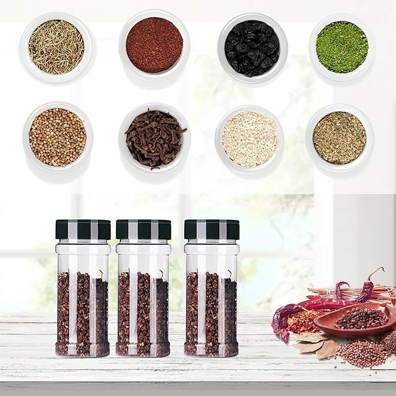 Plastic Spice Bottles 48PCS
