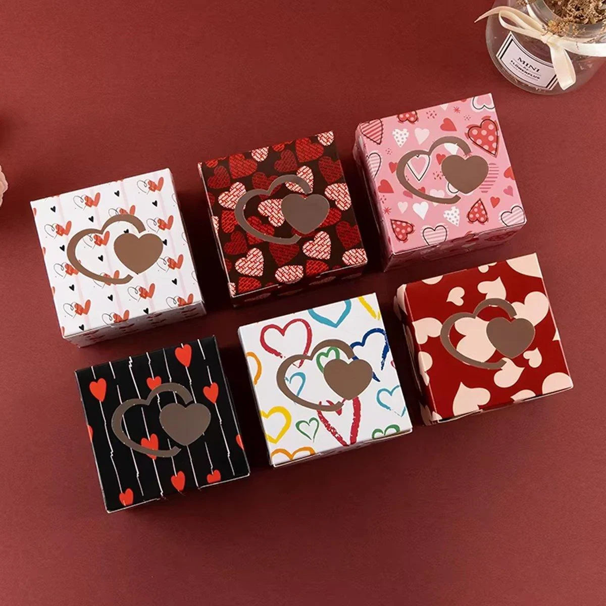 25PCS Large Square Colour Gift Boxes