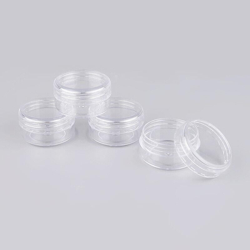 50-200X Mini Sample Bottle Cosmetic Makeup Jar Pot Face Cream Lip Balm Container