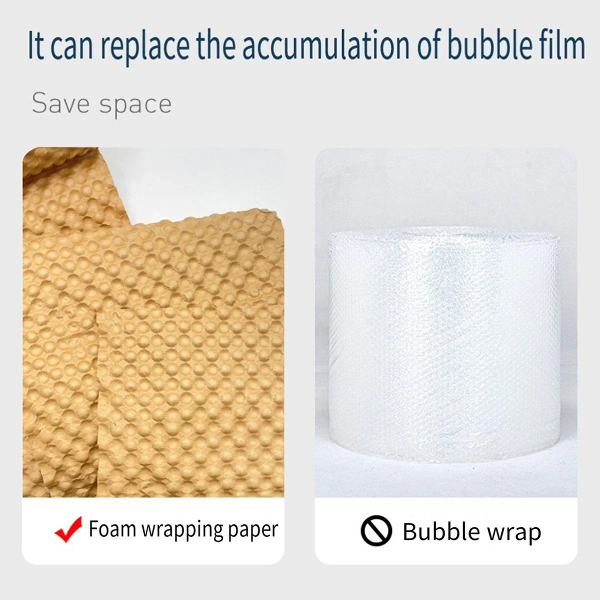 Kraft Bubble Wrap Paper 1Roll