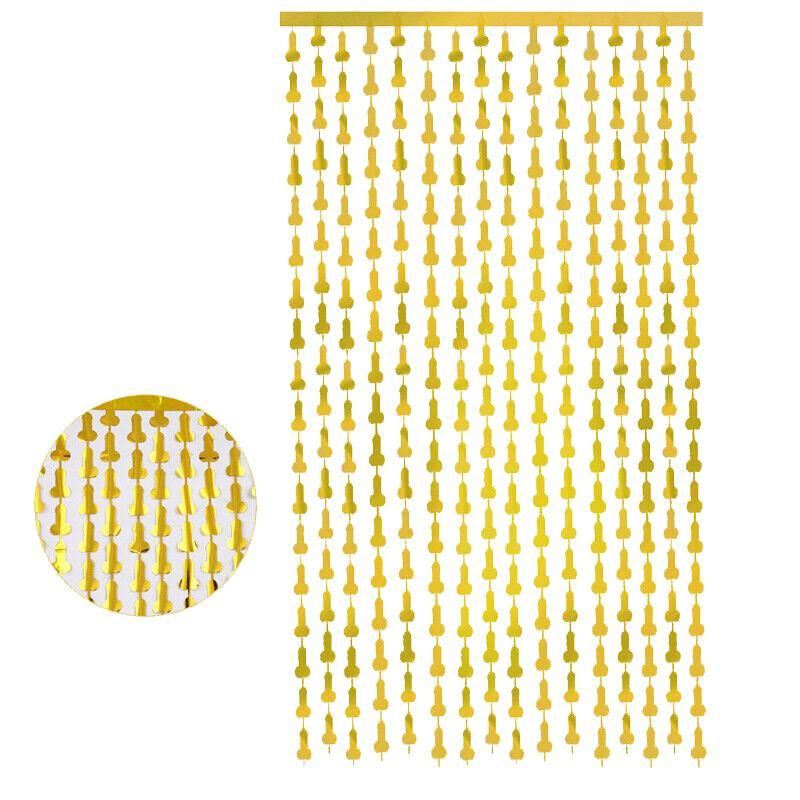 Willy Tinsel Curtain Metalic BackDrop 1PCS